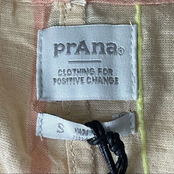 PRANA NWT MARINA BAY TUNIC COVERUP SUNSET PEACH SMALL - Picture 9 of 11